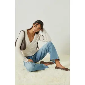 Beverly and Beck Women's Kirsten Wrap Sweater