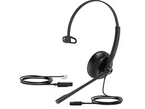 yealink yhs34 mono analog wired headset - qd to rj9