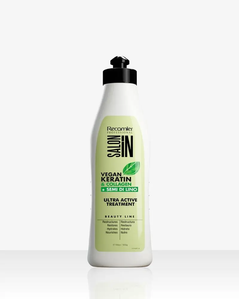 Recamier Salon In Tratamiento Vegan Keratin Collagen UltrActive 500ML