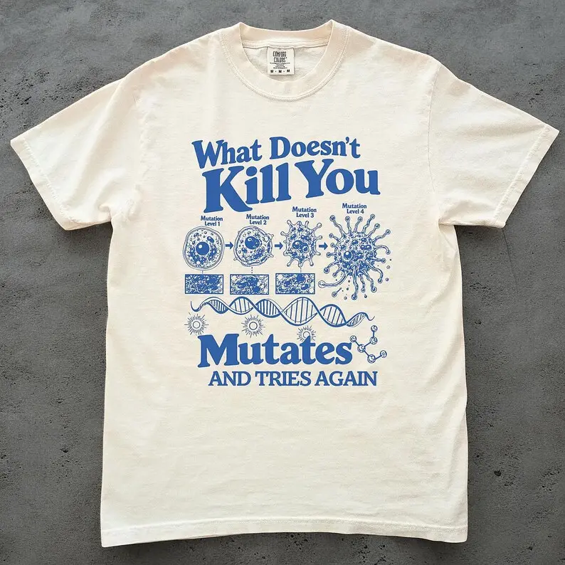 Comfort Colors Science Shirt, Bacteria Shirt, Virus Science Fun Shirt, Biology Teacher Tee, Fun Science Nerd Shirt, Genetics Scientist Tee