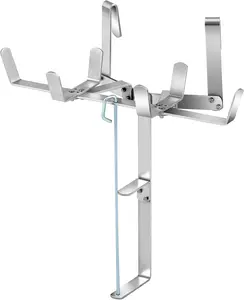 Blulu 1 Pack Drywall Mud Pan Holder and Spool Tape Holder Drywall Tools for Wall Finishing, Hold 12 Inch Mud Pan and 500 ft Tape