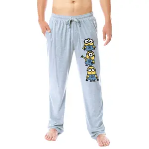 Despicable Me Mens' Minions Chibi Character Soft Sleep Pajama Pants