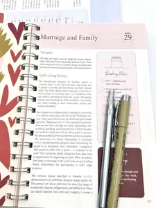 The Bible in A Year Journal | 52-Week Scripture Study Notebook | A5 Spiral Devotional Planner for Christian Faith & Daily Bible Reading