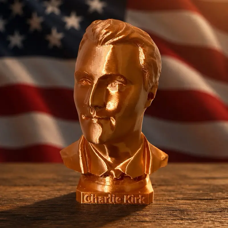 Charlie Kirk Collectible Statue
