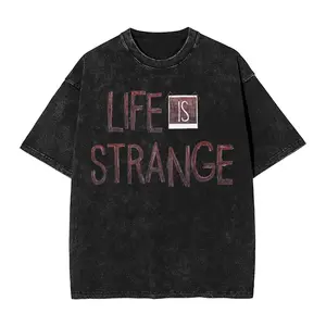 valentine shirts  Trapped by Destiny T Shirt Washed 100% Cotton 13Oversize T-Shirts Life Is Strange Vintage Tops Streetwear Graphics Printed Tees Fashion