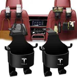 Car seat headrest hook water bottle holder For Tesla Model 3 Model X S 2016-2023  Model Y Decals TM3 TMX TMS Car Cup Holders