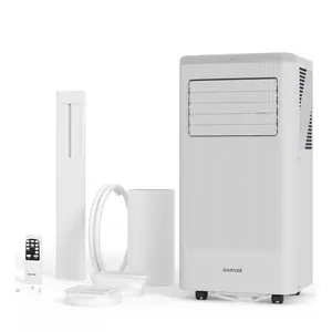 Garvee 10000 BTU Portable Air Conditioners, Portable AC for Room Up to 450 Sq. Ft., 3-in-1 Air Conditioner with Digital Display, Window Installation Kit, 24h Timer, Sleep Mode,Light Grey