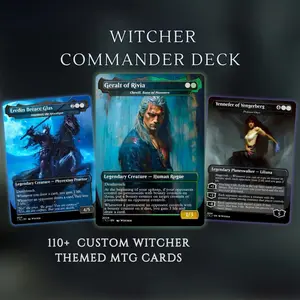 Witcher Themed Commander Deck, Golgari Control/Death Triggers, 110+ cards EDH Deck