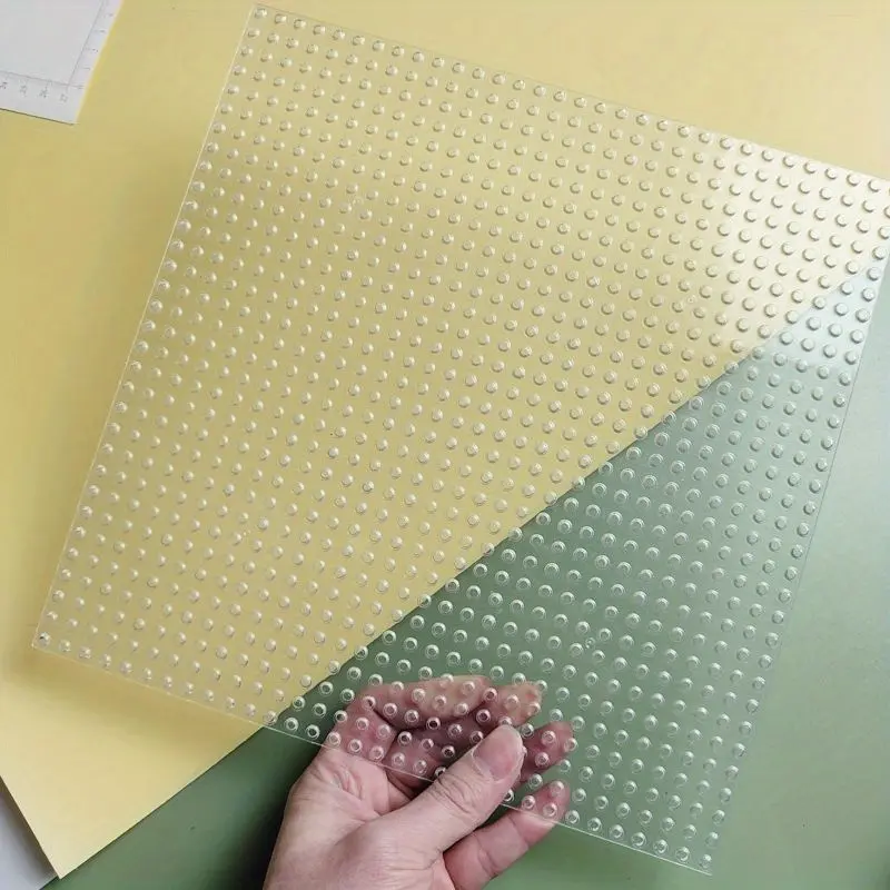 3 Pcs BasePlates Transparent Small Particle Building Block Plate Single Side DIY Bricks ABS Plastic Assembly Plate Child Toy