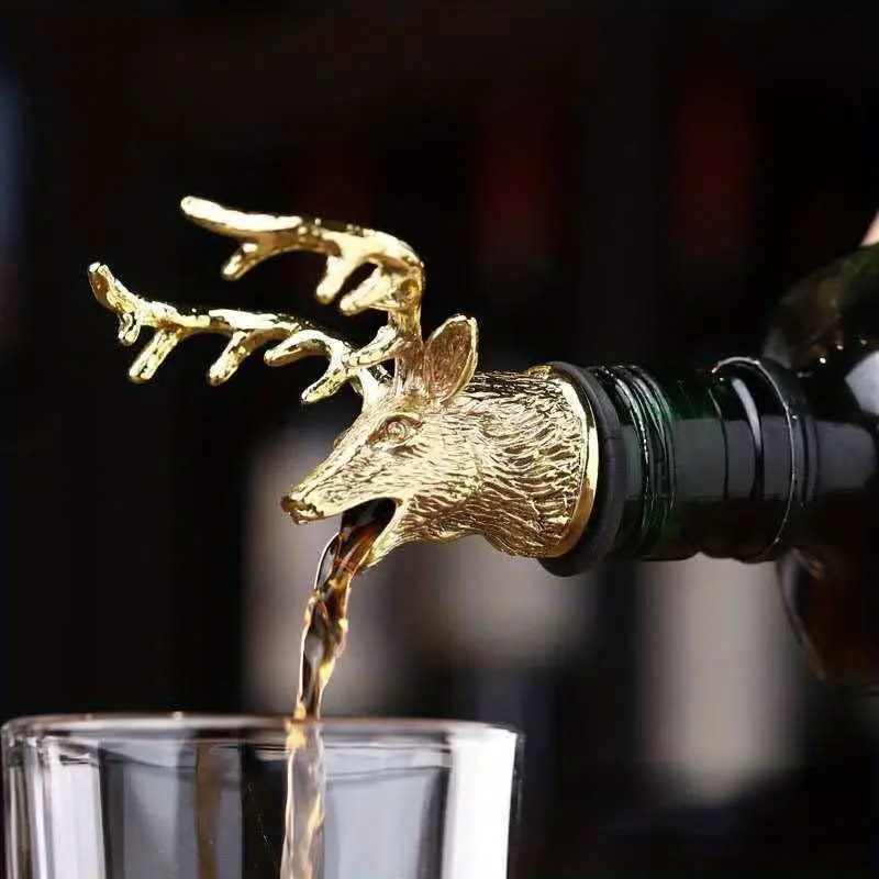 Swan Head Wine Pourer, Creative Deer Bottle Stopper, Wine Decanter Tool, Bar Accessory, Barware, Kitchen Gadget, Perfect Gift Idea, Home Bar Accessories