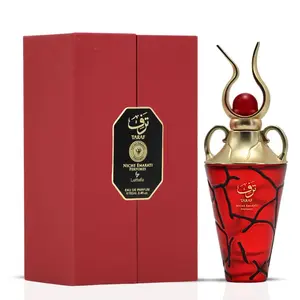 Niche Emarati Taraf Eau De Parfum Spray 100ml (3.4 oz) by Lattafa | A Lush Garden of Midnight Berries & Musk