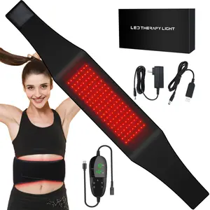 Belifu 3-in-1 LED Belt: 660nm & 850nm LED Beads for Shoulder and Waist with Timer Function