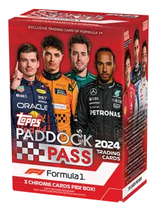 2024 Topps Paddock Pass Formula 1 F1 Racing: Single Pack from Blaster Box, Officially Licensed F1 Racing Cards