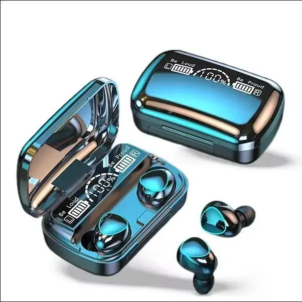 TWS True Wireless Earbuds - Waterproof Bluetooth In-Ear Sports Headphones with Call Control, Compatible with Huawei, iPhone, OPPO, Xiaomi for Music Use