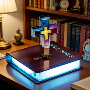 Modern Christian Decor Magnetic Levitation Cross Floating in Mid-Air Unique Art Piece for Homes Churches or Offices Perfect Gift Idea