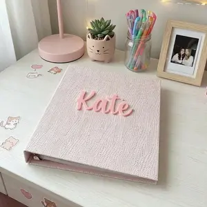 Custom Name Binder | Custom Aesthetic 3-Ring Binder for School, Gifts & Organization