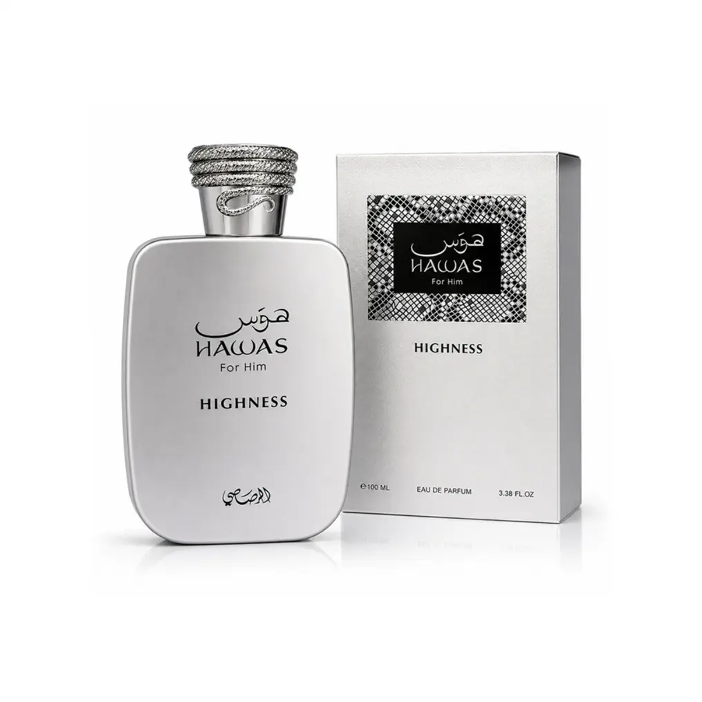 Rasasi Hawas Highness Eau De Parfum Spray for Men, 3.38 Ounce