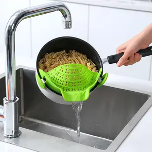 SpillGuard Silicone Strainer