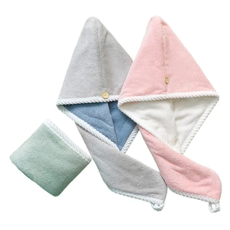 3-Piece Sports Hair Towel Set for Youth, Thick Microfiber Coral Fleece Wrap, Super Absorbent & Quick-Drying for Curly Hair, Versatile Outdoor Gear, Microfiber Towels, 3Pcs, Three Pieces