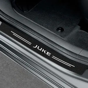 5pcs Car Door Sill Carbon Fiber Threshold Trunk Bumper Stickers Protector Strips for Nissan Juke, Durable & Stylish Design, Car Accessories
