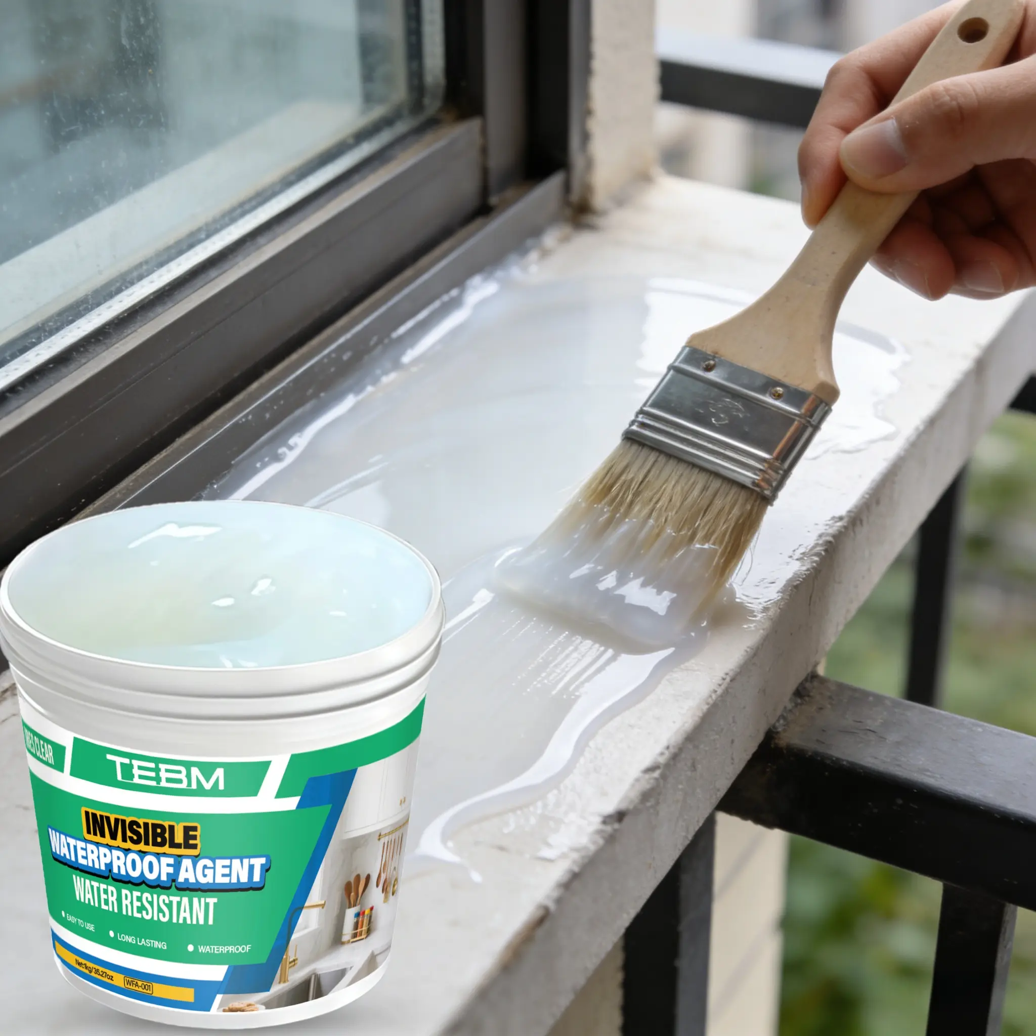 Invisible Fast-Drying Sealing Waterproof Glue, Fast Drying Adhesive, Effective Leak Prevention, RV Roof Coating, Bathroom, Roof, Exterior Water Repair Sealant