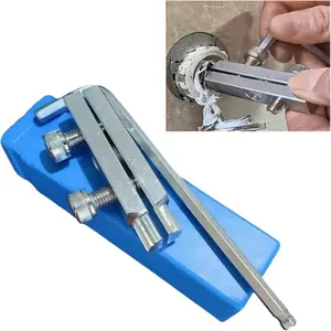 Stripped Screw Extractor, Broken Pipe Extractor Tool, Broken Faucet Extractor, Broken Faucet Removal Tool, Easy Out Pipe Extractor Set for Damaged Faucet Water Pipe Remover (1 Set)