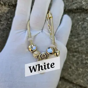 trending flower  bangle bracelet gold-plated