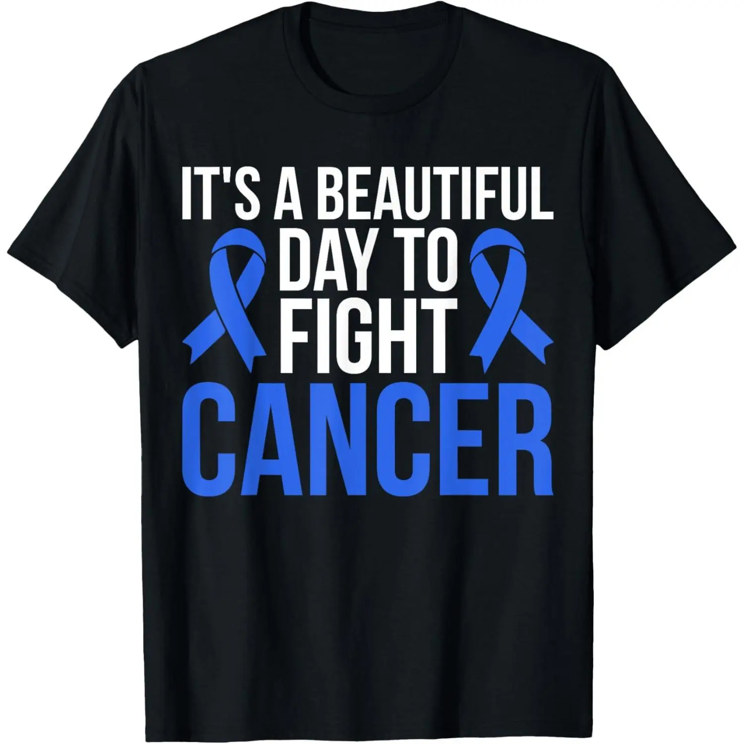 Men's Graphic Cotton Tshirt, Casual Streetwear Style, Hope & Cancer Awareness Print, Soft Breathable Fabric in an Inclusive Size, All Seasons