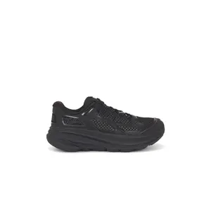 HOKA Clifton One9 Sneaker in Black & Carbon Black