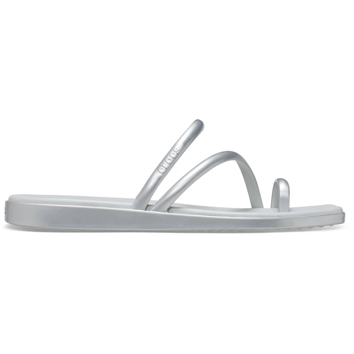 Crocs Women's Miami Metallic Toe Loop Sandals