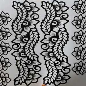 Jamila Daura Henna Stencil Full Hand Design for Temporary Henna Tattoos Easy Application & Removal Perfect for Weddings Parties Everyday Use