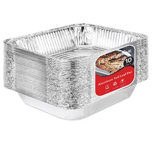 (Set of 40) Aluminum Pans Disposable, (20) 9x13, (10) 8x8, (10) 1-Lb Heavy Duty Foil Pans, Baking Tins, Cooking Trays, Large and Small Catering Food Containers for Roasting, Serving, Holiday Meal Prep