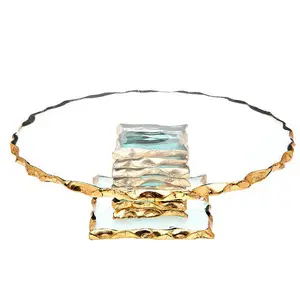 212 MAIN 9 in. Harper Cake Plate, Collectible Handwash Dinner Plate, Versatile for Dinner and Salad Use, Dinner Plates