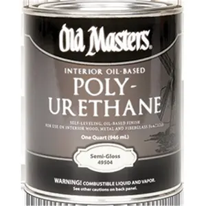 212 MAIN Old Masters 49504 Self-Leveling Semi-Gloss Oil-Based Polyurethane, 1 Qt Car Paint Care Coating