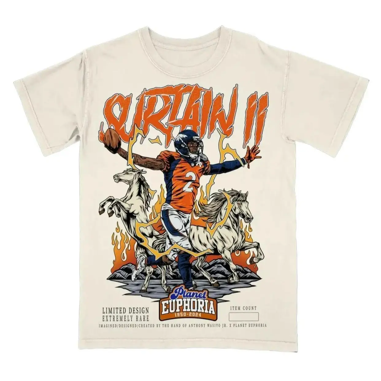 Patrick Surtain II Planet Euphoria Shirt Vintage 90s Legend Football Graphic Tee for Men Women Fans Y2k Streetwear