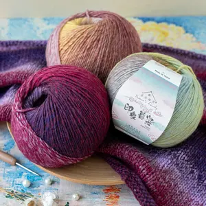 Sudden Impression Susan's Family- 2 Pack/4 Pack, Gradient Yarn Knitting Supplies for Knitting, Yarn for Crocheting for Crochet Projects & Handmade Crafts【US Warehouse】