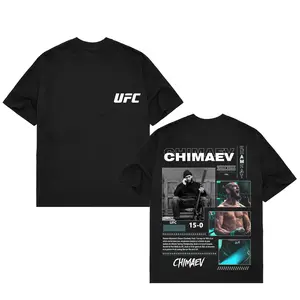 KHAMZAT CHIMAEV TEE, Borz UFC, MMA Graphic Tee, UFC MMA Shirt, Gym Wear, Gift for Fighters, Sports Apparel