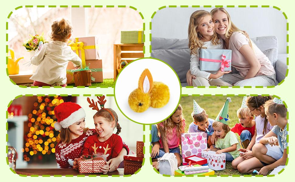 30 Pack Easter Eggs Fillers with Mini Easter Bunny Plush – Colorful Bunny Stuffed Animals, Easter Basket Stuffers for Kids, Toddlers, Teens, Boys & Girls