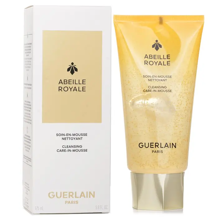 Guerlain Abeille Royale Facial Cleanser, Mousse Texture Cleansing Care for Skin Repair and Smoother Complexion