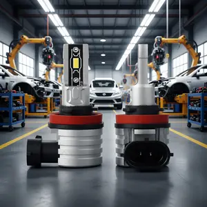 R2c-H11 New LED Headlight (60w), Plug-And-Play, No Fan Design, Supports High Beam/low Beam Switch, Car Lighting Upgrade