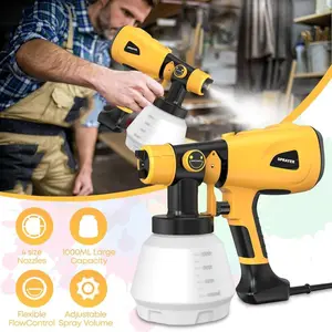 1000W Electric Paint Sprayer with Adjustable Spray, 4 Nozzles, Easy to Clean – Ideal for Walls, Furniture, Garden Chairs, Fences, Doors & More.