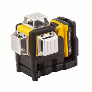 DW 12 Lines 3 Sides*360 Degree Vertical 12VLithium Battery Laser Level Horizontal GreenMeter Outdoor leveling