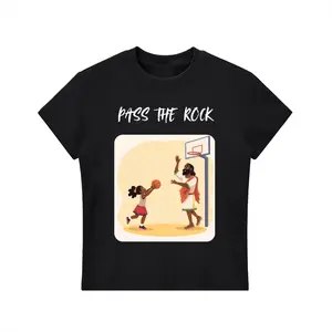 PASS THE ROCK - SACRED (Essential Bodycon Crewneck T-Shirt)