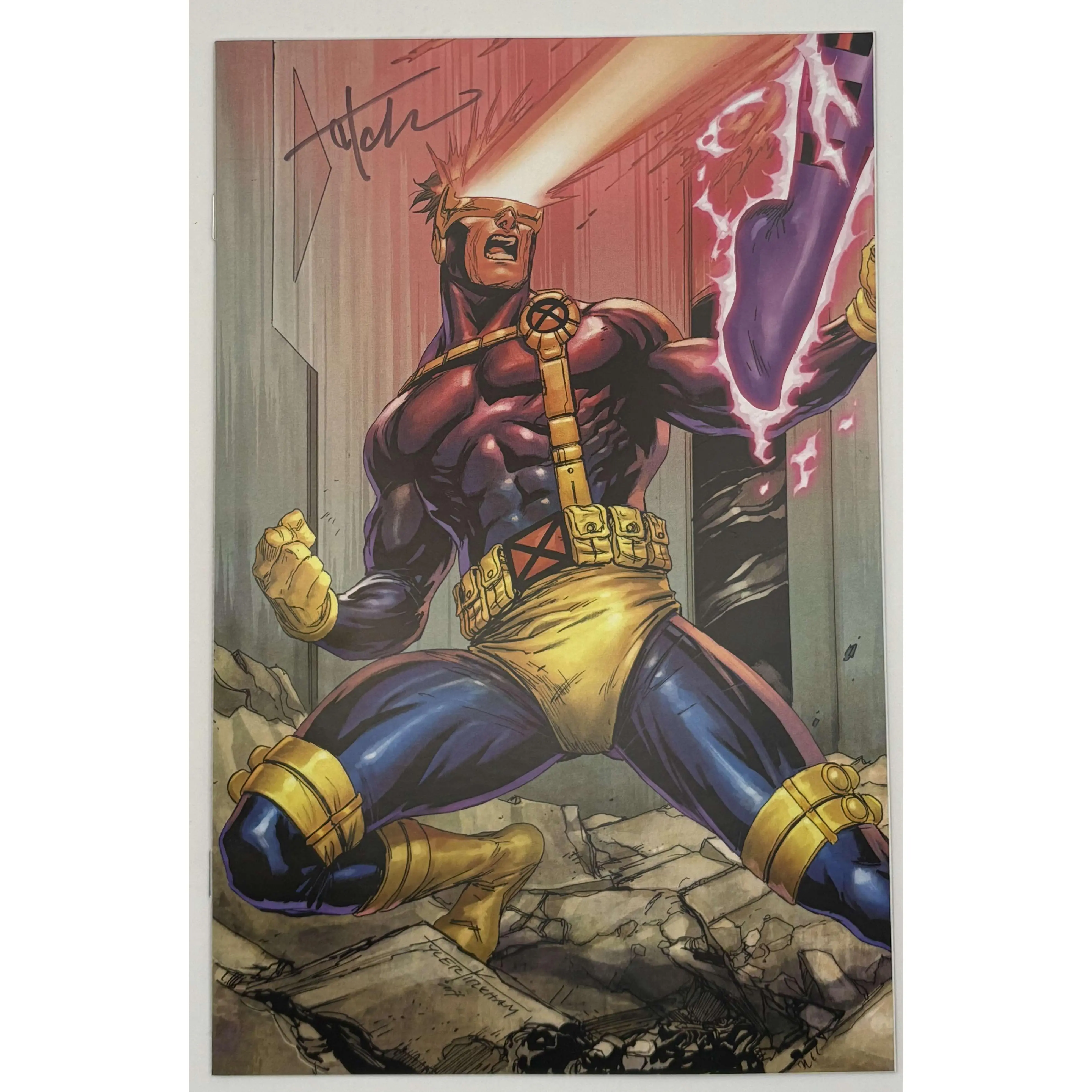 X-Men #6 Signed Comic Book - Tyler Kirkham Signed Issue, Unknown Connecting Retailer Exclusive Variant, Exclusive Var., Virgin Cover, CA, Jed MacKay, 9.2+ Grade Collector Item