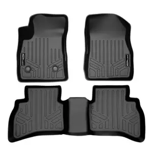 SMARTLINER 2 Rows Custom Fit Floor Liners Compatible with 2021 - 2025 Chevrolet Trailblazer (Gasoline | Fits AWD Trim)