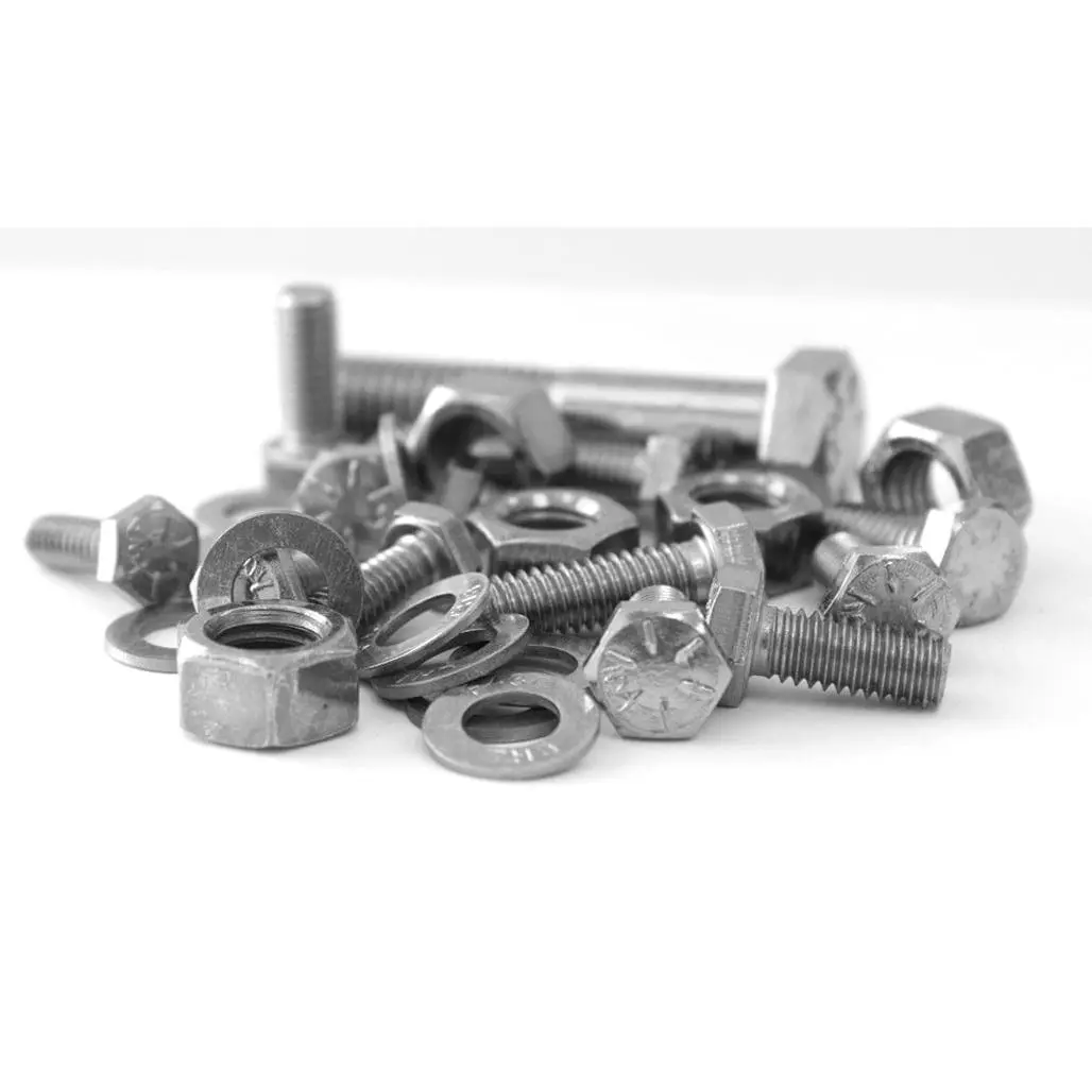Metric Class 8.8 Bagged Hardware Set (2540 Pieces) with Hex Nuts, Nuts, Stainless Steel Screws, Heavy Duty Bolts, Adjustable Bracket for Maintenance & Custom Projects