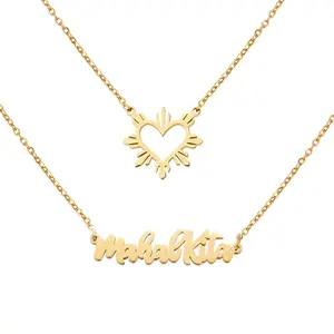 LIVE Exclusive Love Layer Set – Heart Sun Necklace + Mahal Kita Necklace Bundle