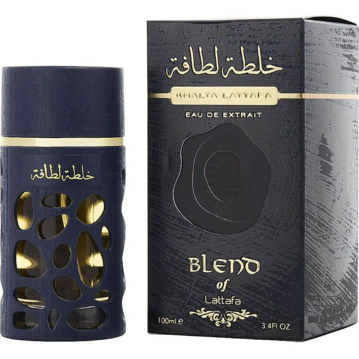 Lattafa Khalta Blend EDP Perfume Spray - 3.4 fl oz Unisex Luxurious Scent Gourmand Fragrance with Vanilla Musky Notes, Long-Lasting, Fragrance Scent Blend, Spray Bottle, Vanilla Scents