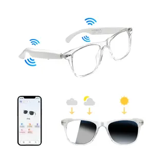 Unisex Smart Wireless Glasses, Multi-Functional Eyewear, Wireless Calling, Music Playback, Outdoor Sports Earphones, Long-Lasting Battery, Wireless Audio Glasses