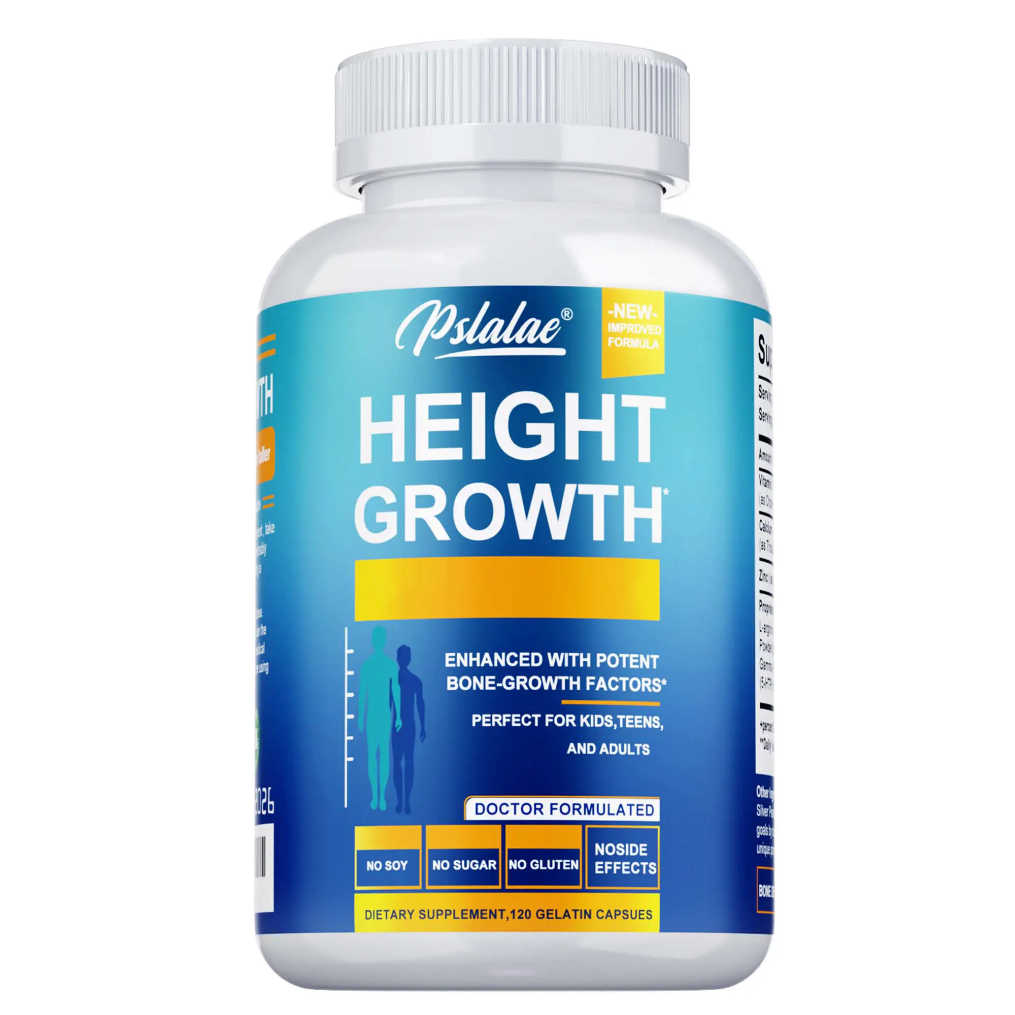 Vitamin D - Supports Height and Bone Health - No Side Effects
